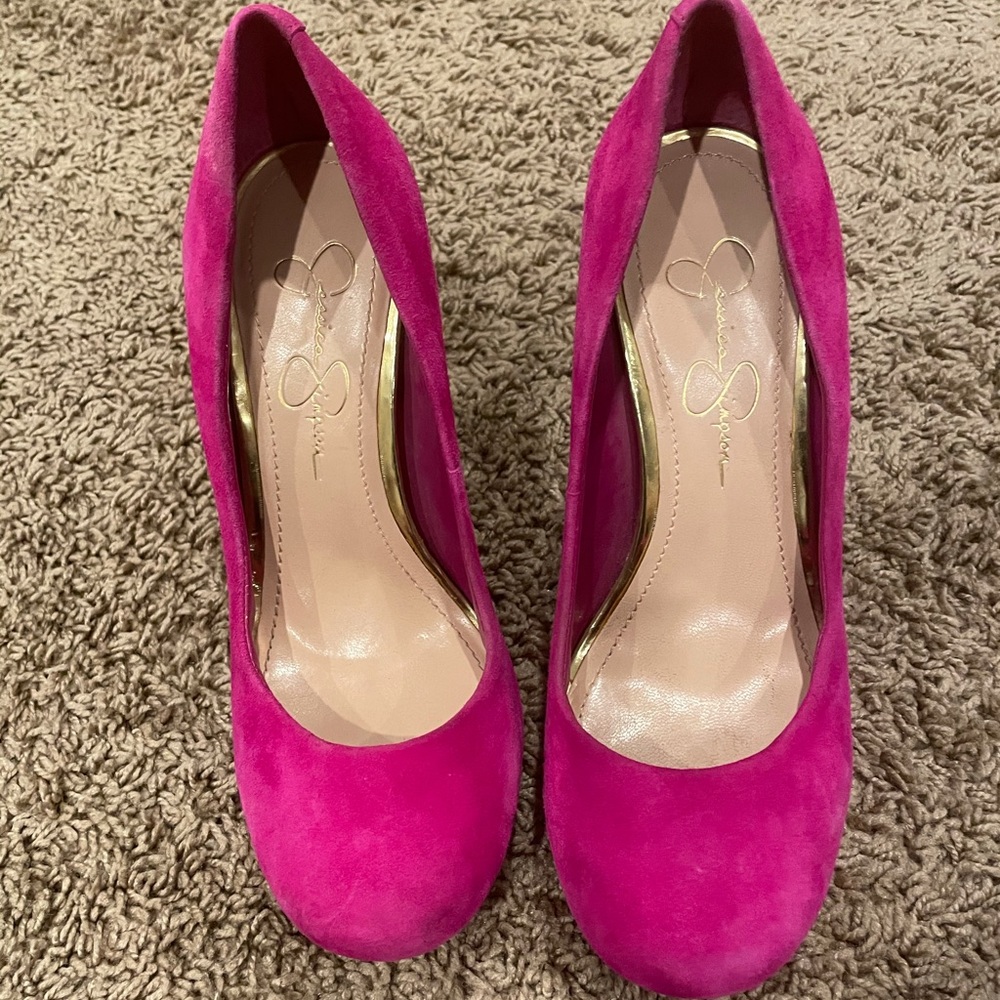 Jessica Simpson Fuschia Heels